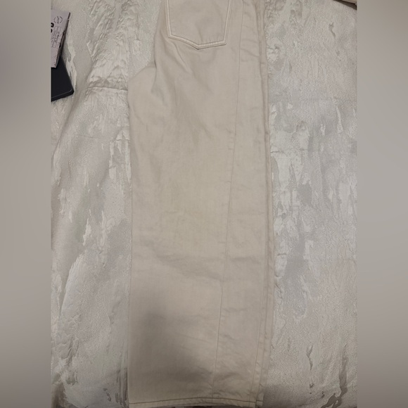 Veronica Beard Ryder Saddle Ankle High Rise in Ecru - Picture 8 of 8